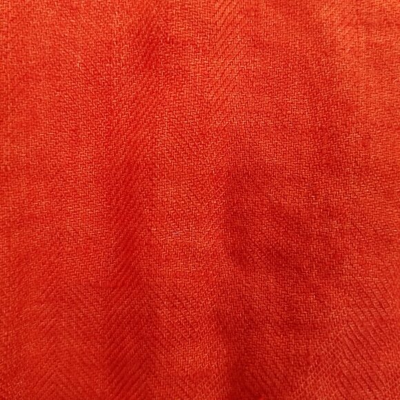 LRL Ralph Lauren Button Up Shirt Women's M Linen Burnt Orange Embroidered Logo - Picture 5 of 12